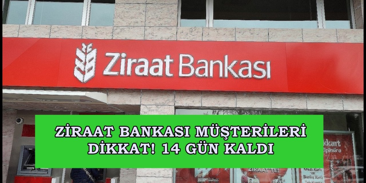 Ziraat Bankası Hesabı Olanlara Duyuru Yapıldı! Hesabınız İle İşlem Yapmak İçin 14 Gün Kaldı! Aman Dikkat...