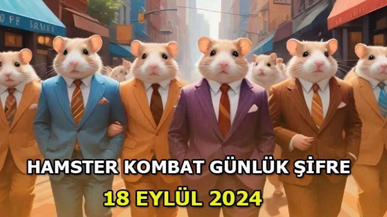 HAMSTER KOMBAT GÜNLÜK ŞİFRE 18 Eylül 2024 | Hamster Kombat kombo kartları ve yeni günlük şifresi belli oldu mu?