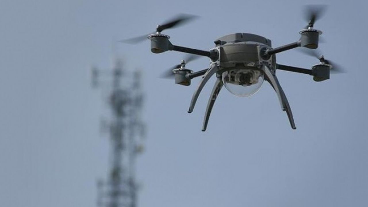 Konya'da 270 dekarlık alan  dronla ilaçlanıyor!