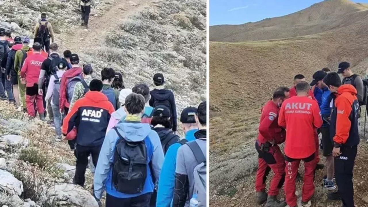 düz2877 rakımlı Geyik Dağı'na tırmanan dağcı uçurumdan düştü!