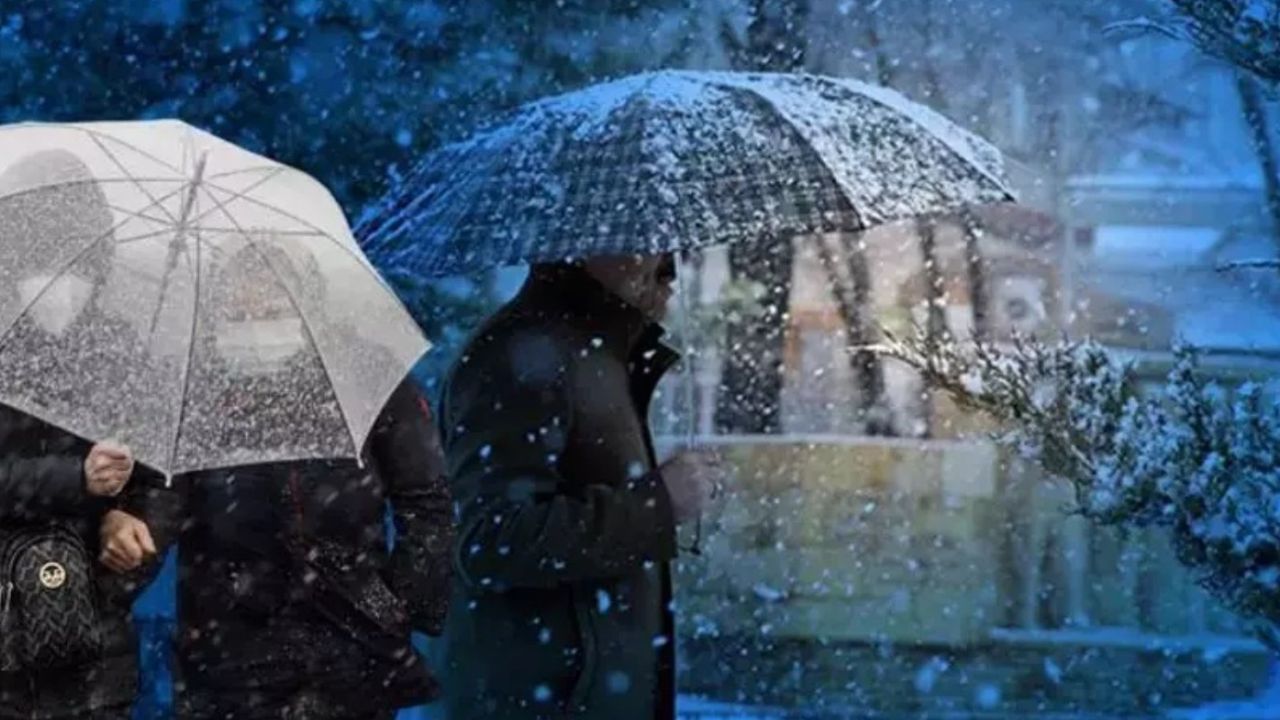 Konya'ya kar uyarısı: Kar yağışı kapıda! Önce sağanak yağış ardından kar.. 