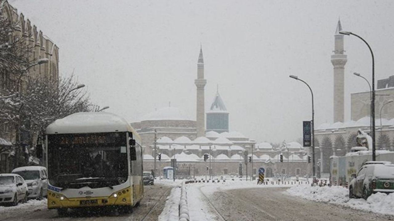 Konyalılar dikkat! Sıcaklık eksi 5'lere kadar düşecek..