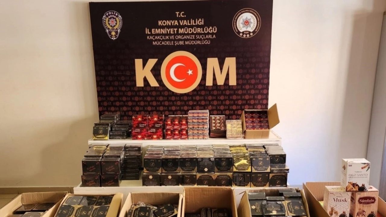 Konya'da gümrük kaçakçılarına polis operasyonu: 3 kişiye gözaltı kararı!