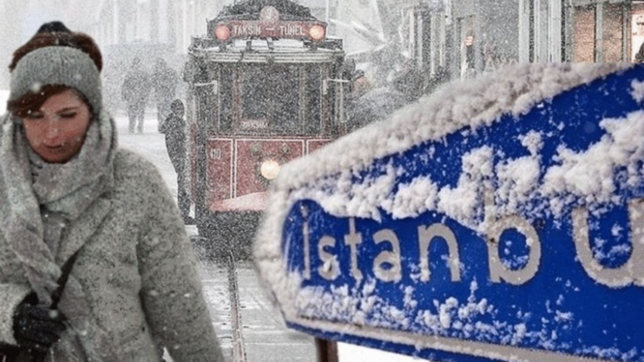 İstanbul'da yoğun kar yağışı için tarih verildi