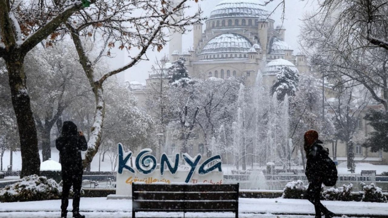 Meteoroloji verilerine göre Konya'nın 4 ilçesine kar yağışı geliyor!