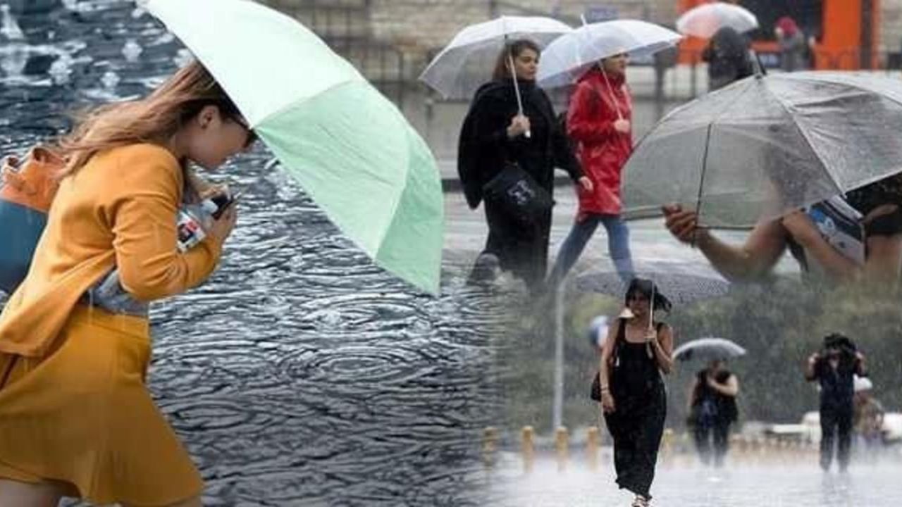 Türkiye'nin dört bir yanında sağanak yağışlar başlıyor