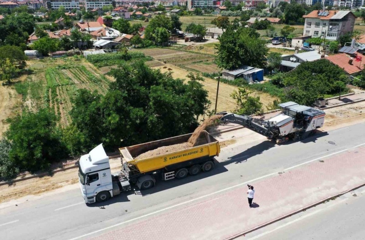 Konya'nın en prestijli caddesi Karatay'da hazırlanıyor