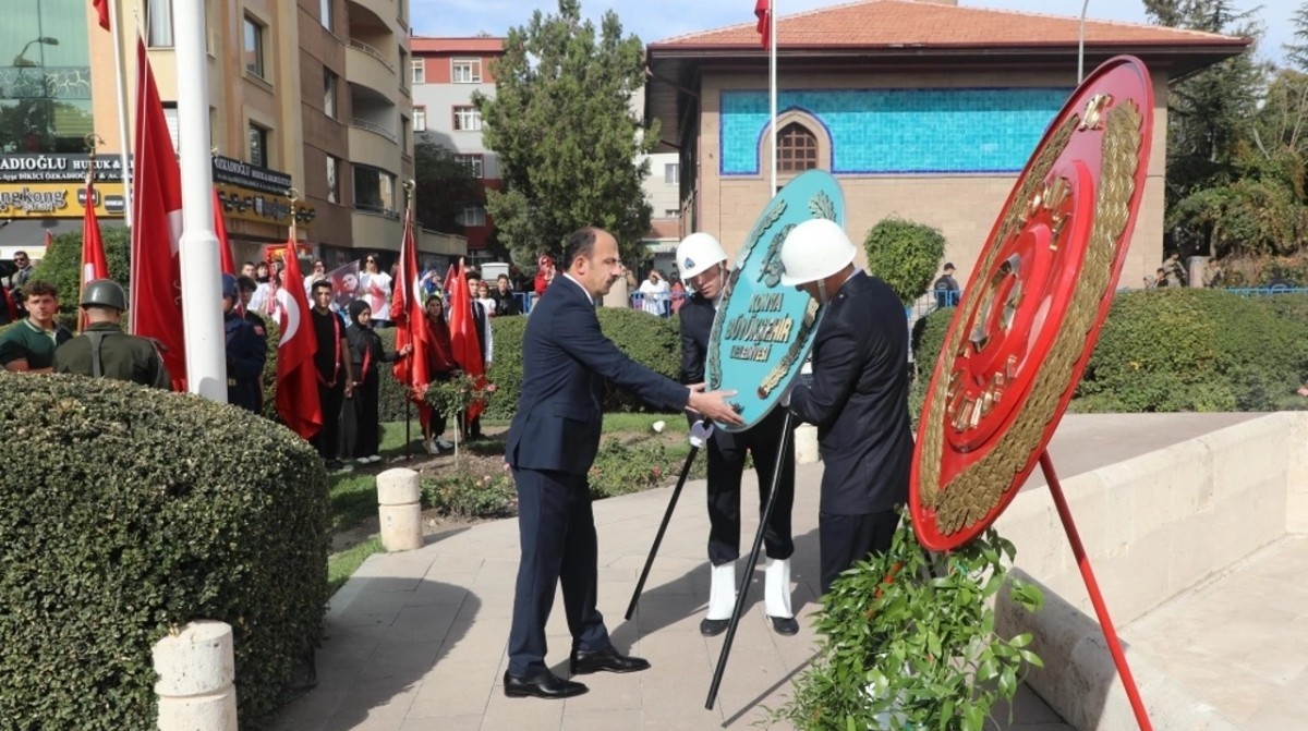 Cumhuriyetin 100'üncü yılı Konya'da coşkuyla kutlandı