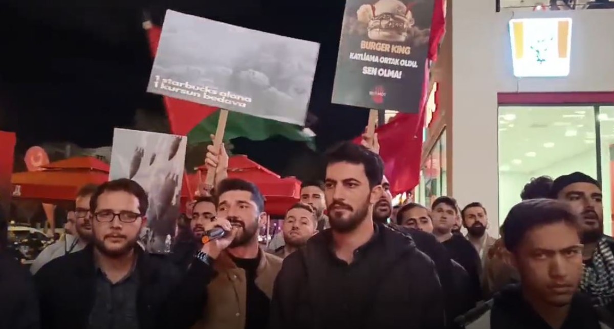 Konyalılar İsrail'e destek veren şirketlere yönelik protestolarından vazgeçmiyor!