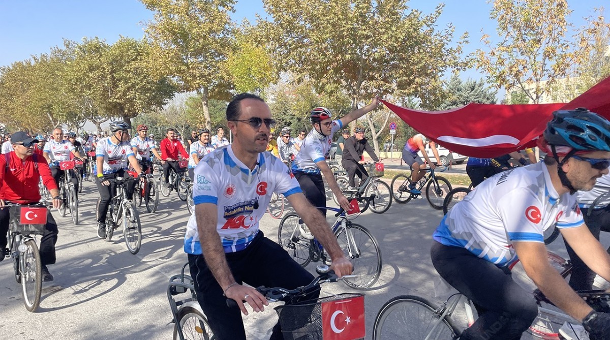 Konya Adliyesi, Cumhuriyet'in kuruluşuna özel bisiklet şenliğinde pedal çevirdi