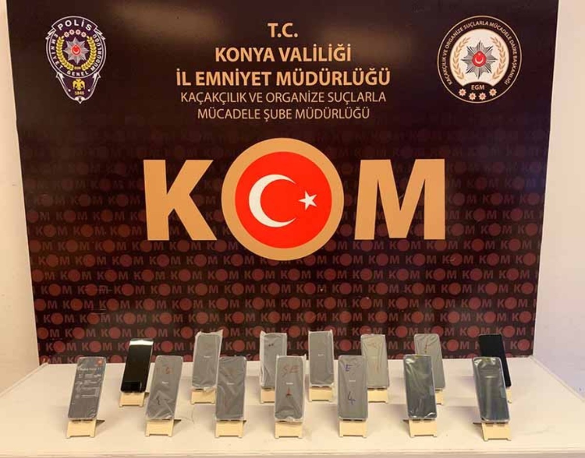 Konya'da gümrük kaçakçılarına polis operasyonu