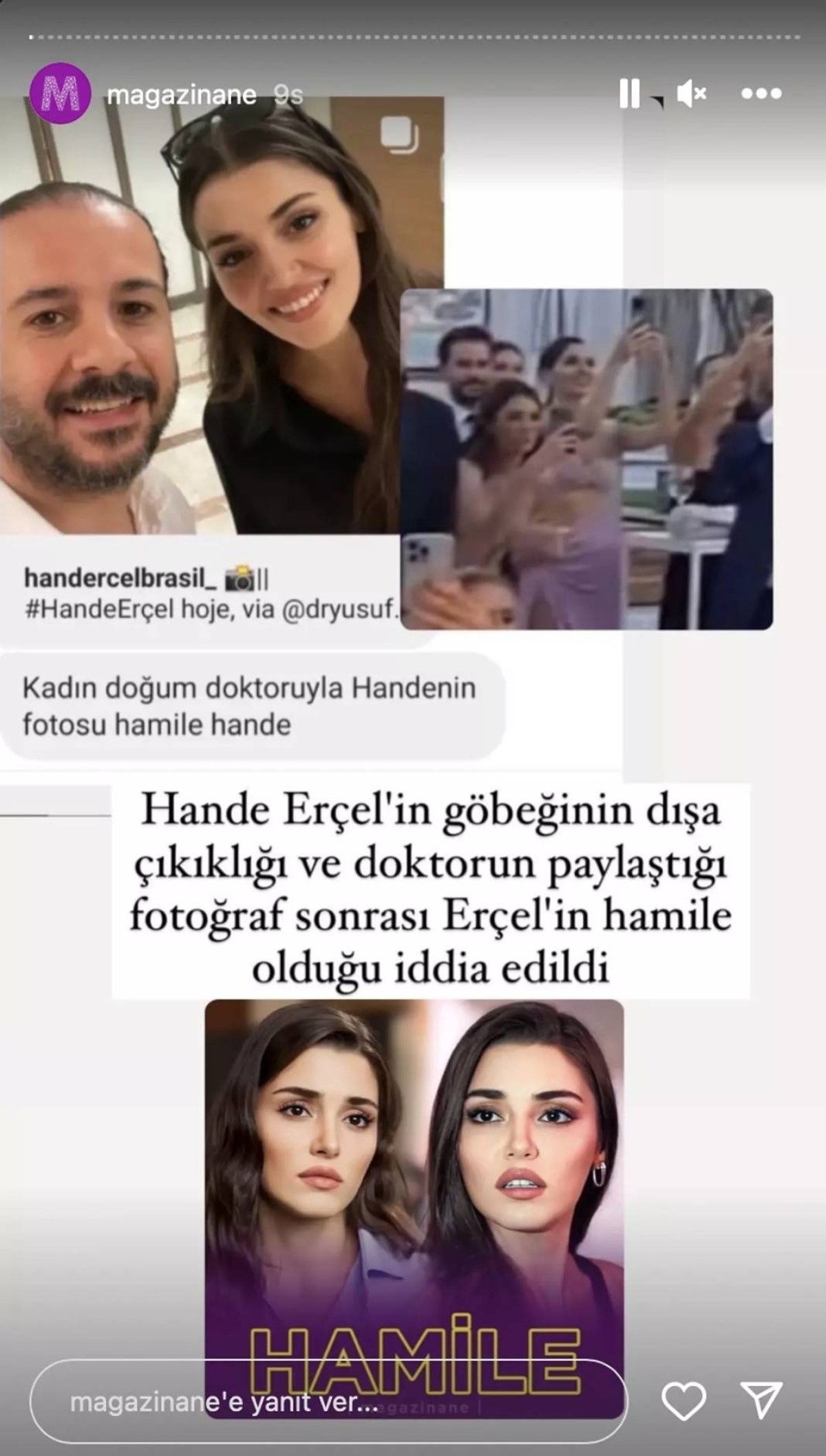 Hamile olduğu söylenen Hande Erçel'in doktorundan flaş açıklama