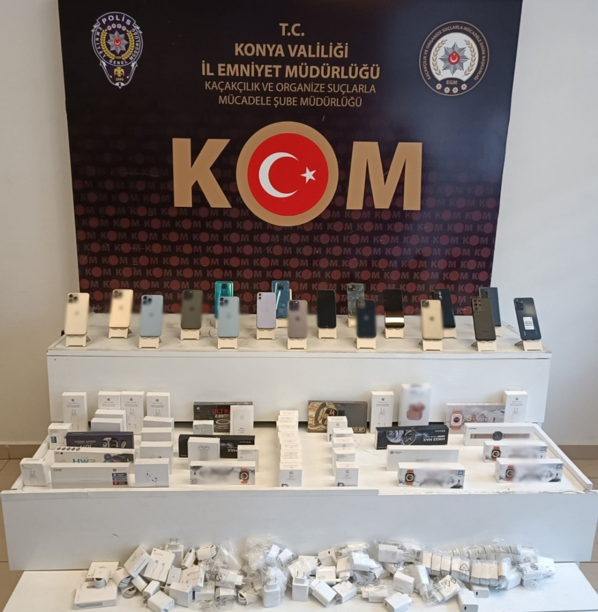 Konya'da KOM ekiplerinin milyonluk operasyonu
